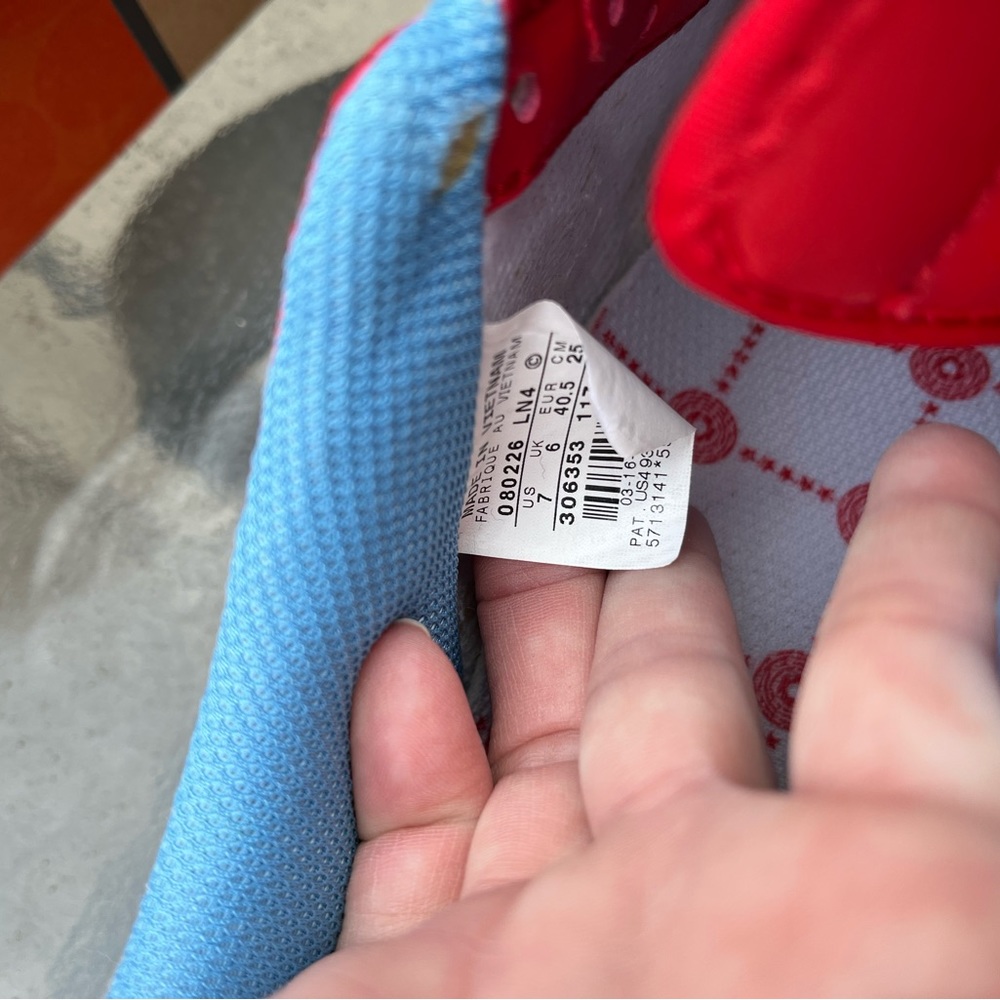 Nike Red and Blue Sneakers - Picture 5 of 5